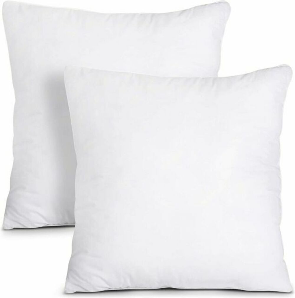 18x18 Utopia Bedding Pillows Insert - White, Pack of 2